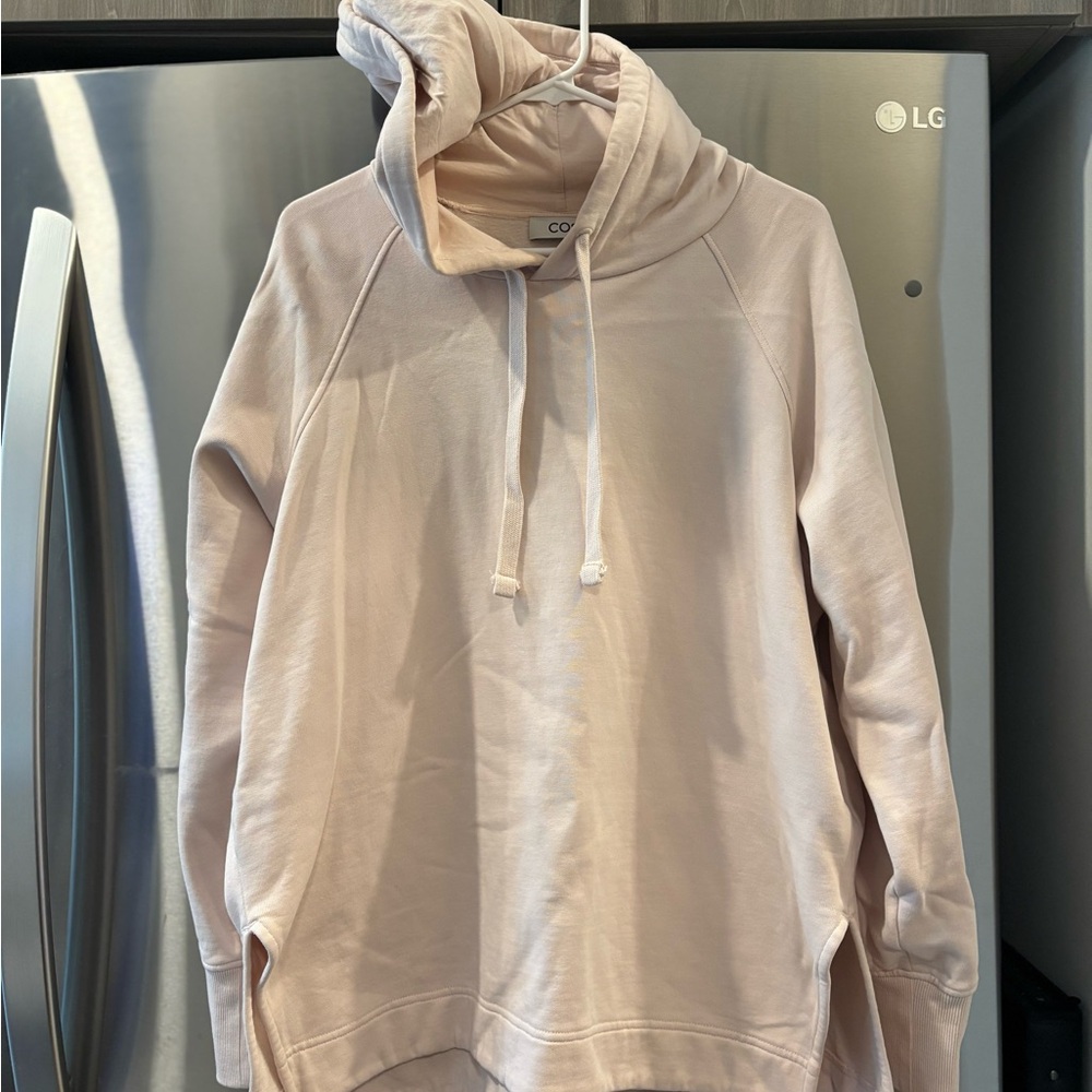 COS Pale Pink Hooded Sweatshirt